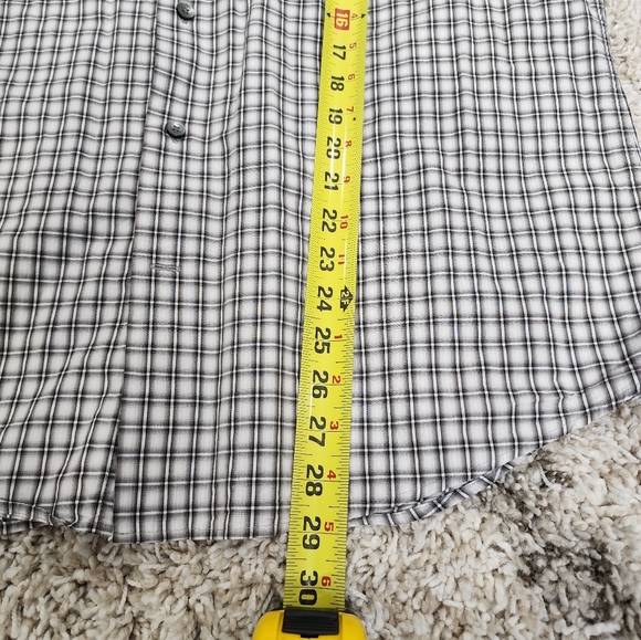Express Modern Fit Plaid Button Down Shirt Size Large - Picture 6 of 8